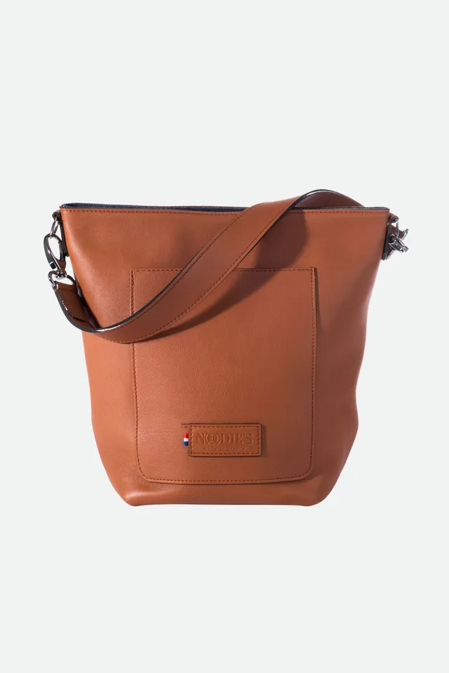Nodie's Andy sac cabas cuir camel lisse
