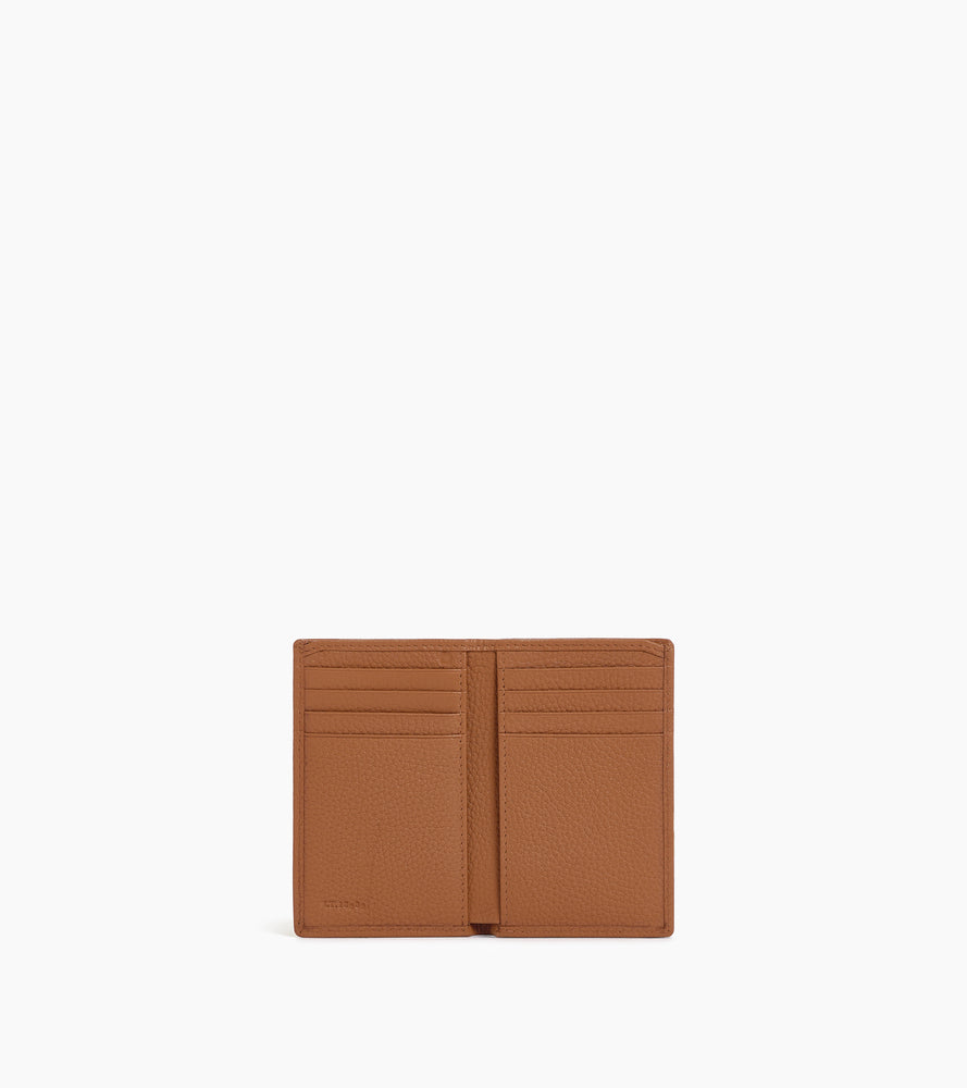 Le Tanneur Charles petit porte-cartes cuir grainé marron