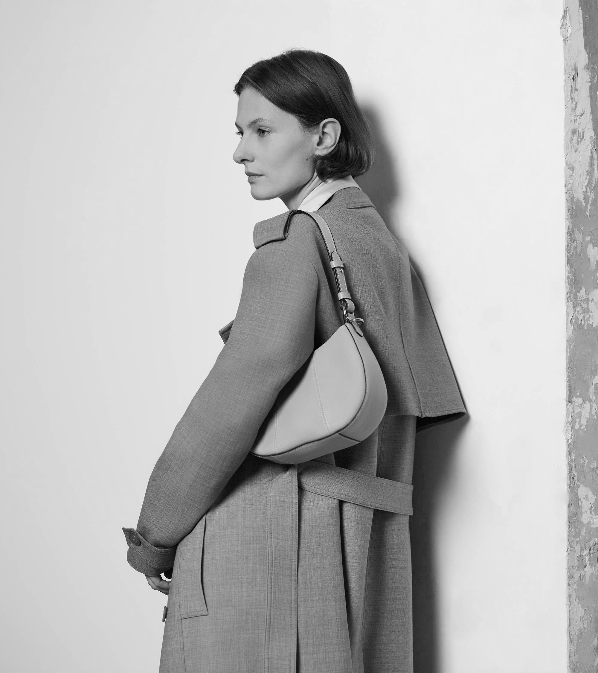 Le Tanneur Juliette Petit Sac Demi-Lune Cuir Camel