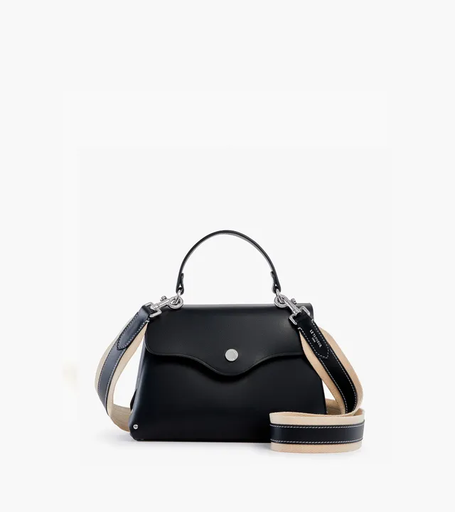 Le Tanneur Sans Couture petit sac à main cuir noir