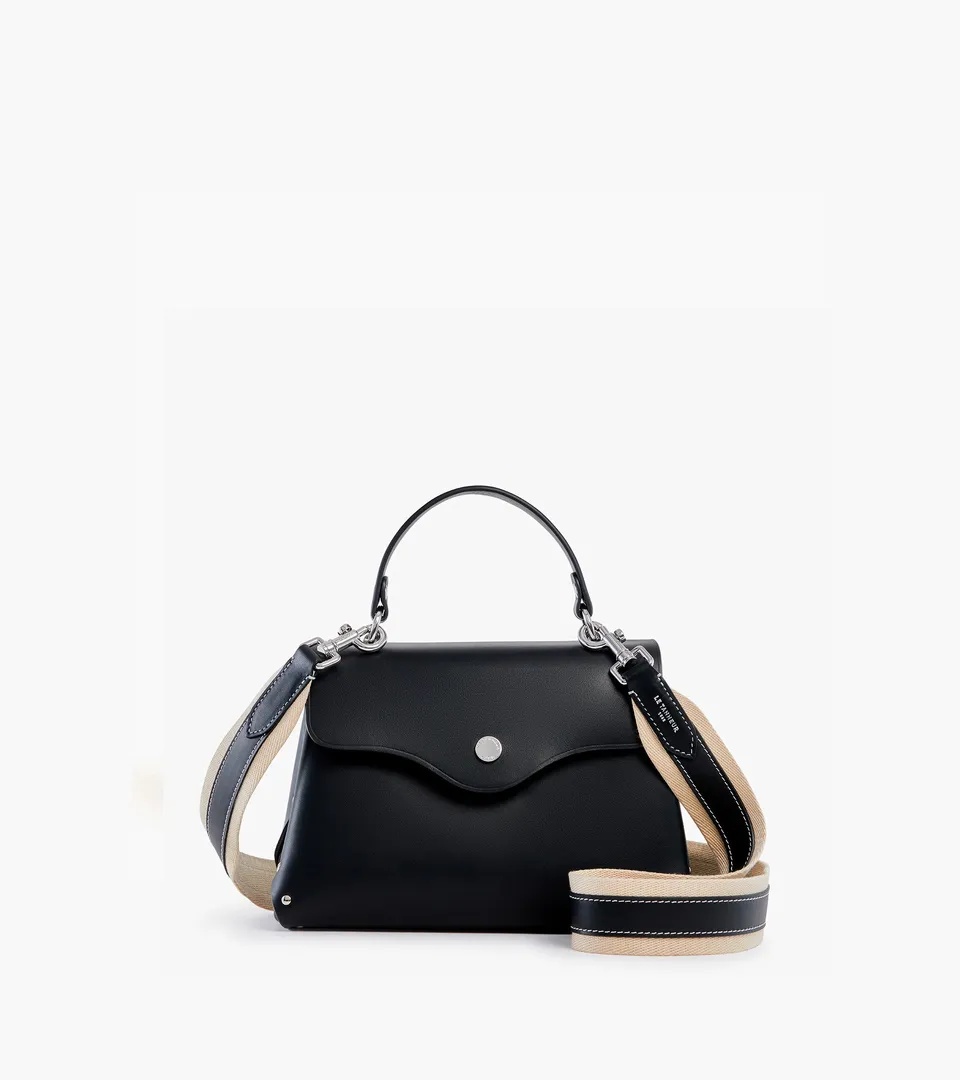 Le Tanneur Sans Couture petit sac à main cuir noir