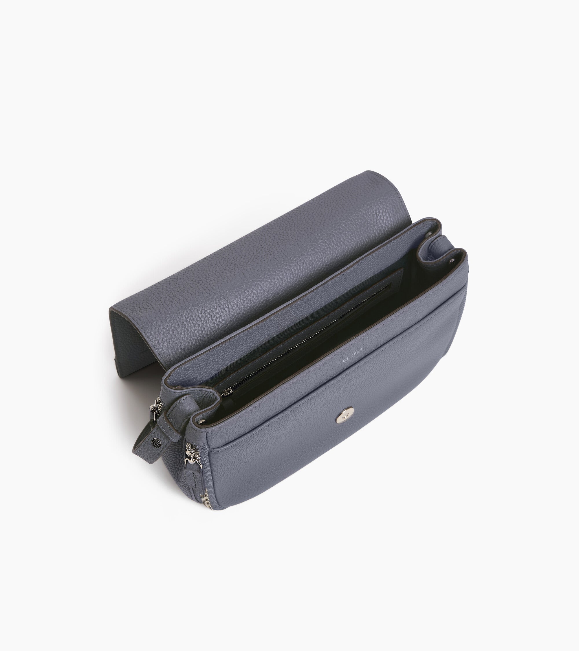 Le Tanneur Aurore Petit Sac Bandoulière Bleu Acier