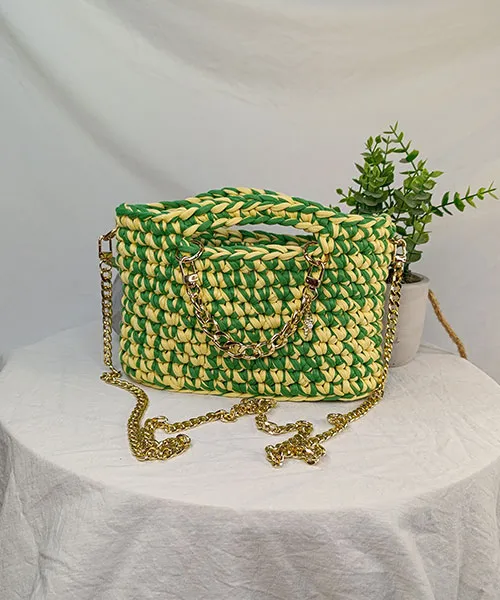 Takiri Harmony TK525 sac main jaune vert métallique