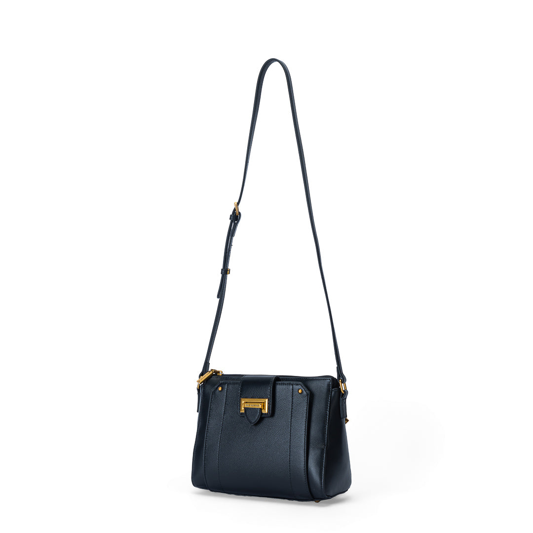 Mac Alyster Mona petit sac trotteur cuir Noir compact quotidien