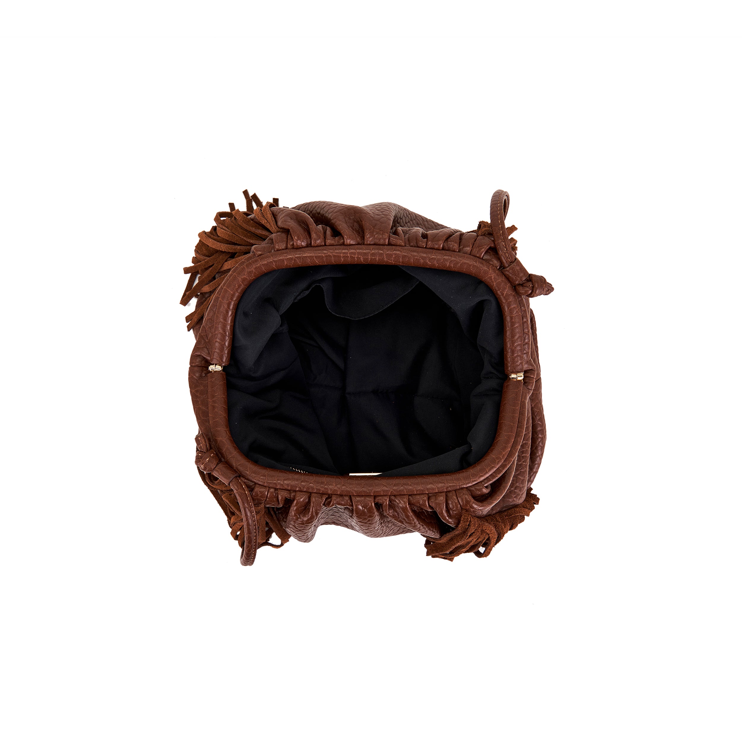 La Carrie Capsule Big sac bandoulière cuoio PU 30 cm