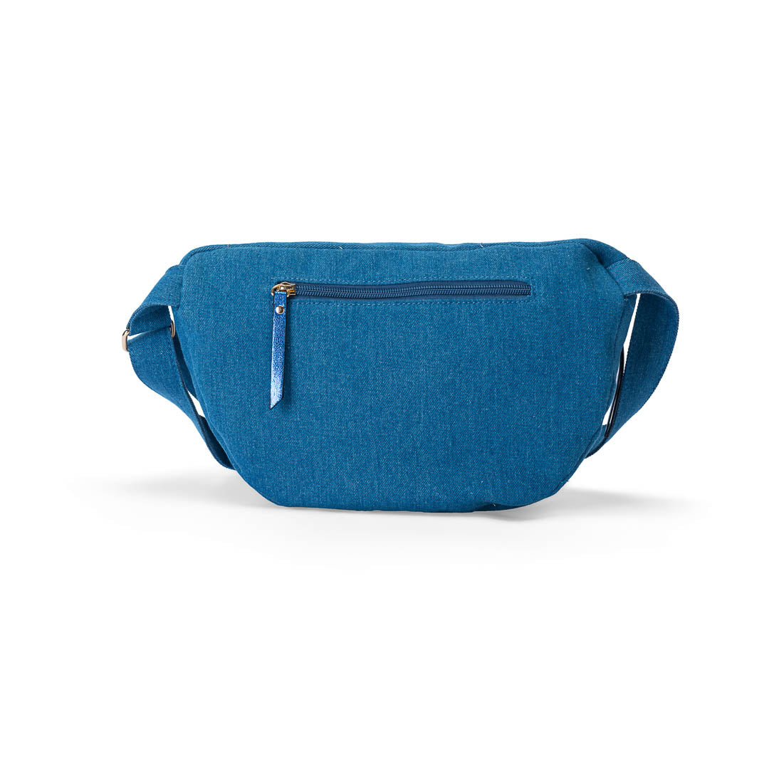 MAC ALYSTER Banane Coton sac banane Bleu 26 cm