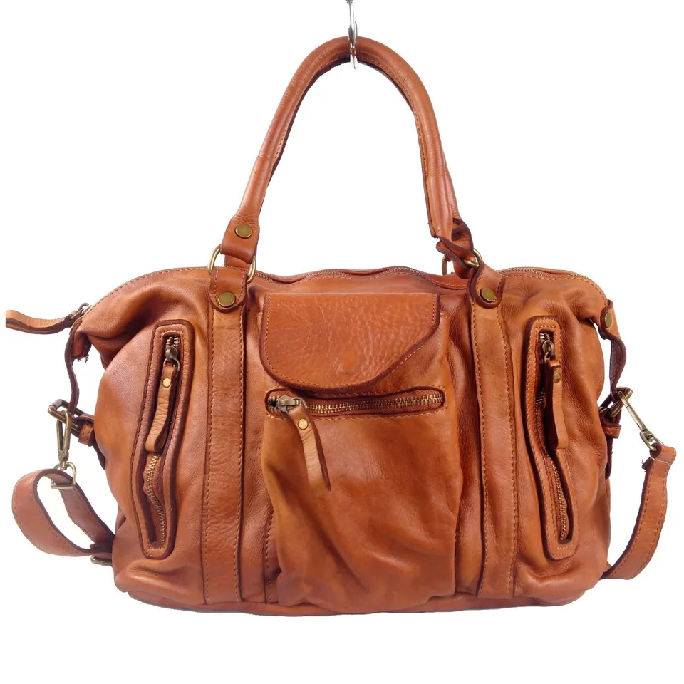 Collection Esprit Cuir ELSA grand sac cuir naturel