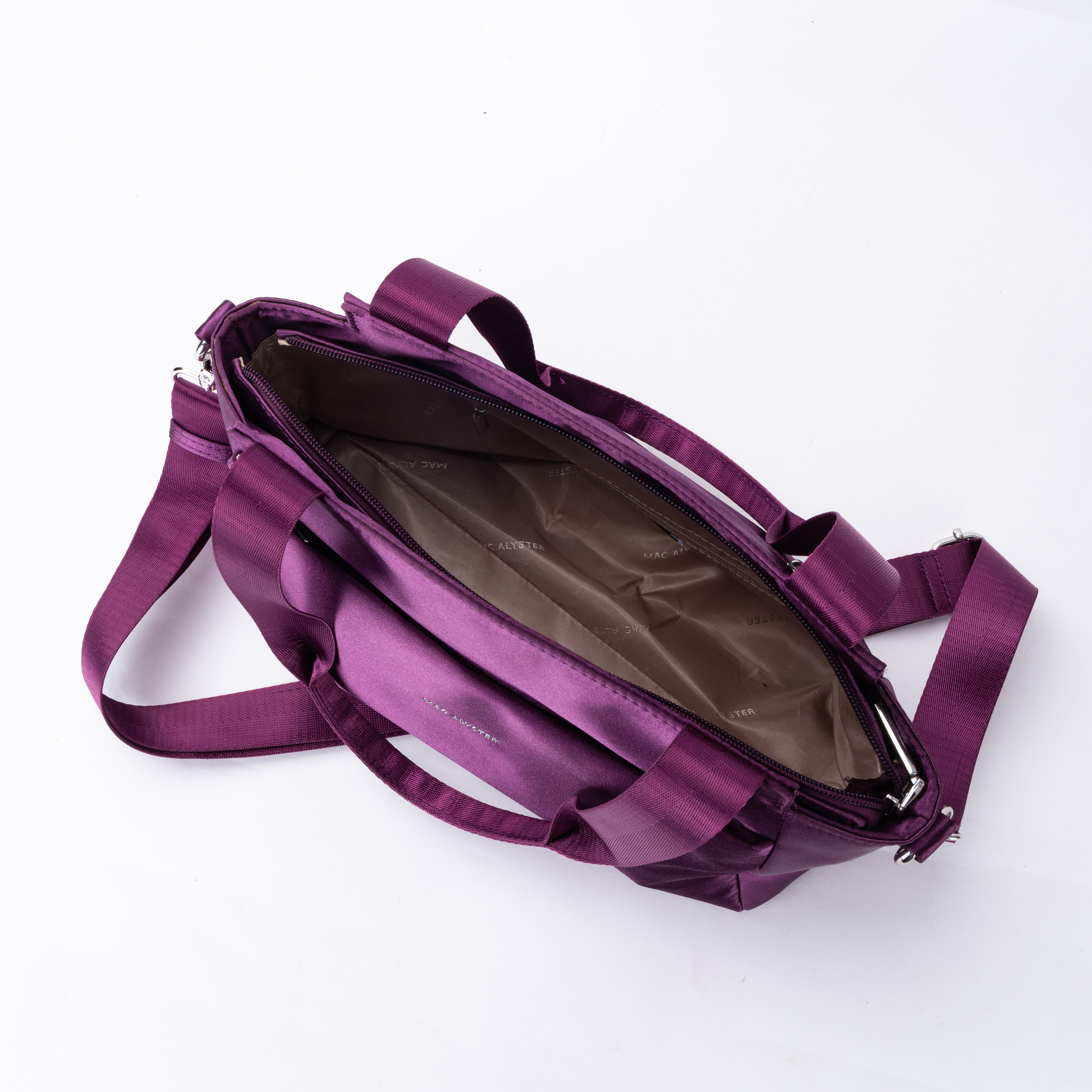 Mac Alyster Studio Passion sac shopping noir métalisé