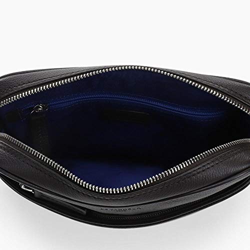 Le Tanneur Charles pochette cuir grainé dragonne 24 cm homme
