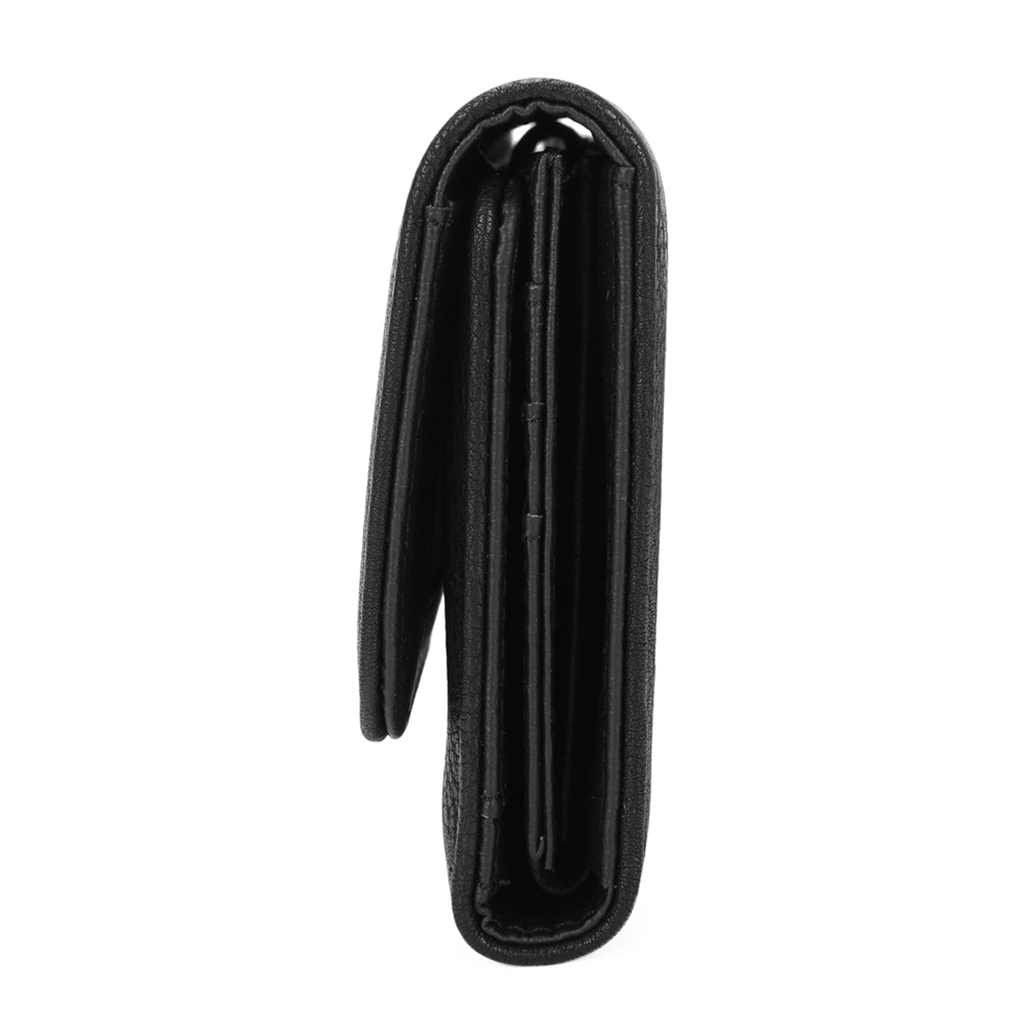 Gallantry Accessoires Portefeuille Long Noir 3 Volets