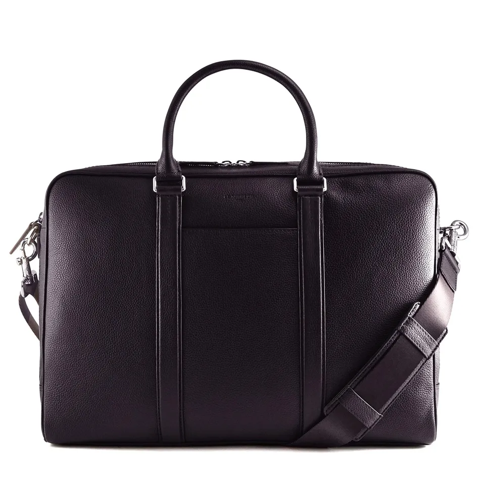 Le Tanneur Porte Documents sac ordinateur cuir 17" 42,5 cm