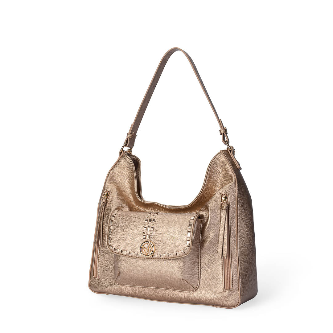 MAC ALYSTER Sweet sac besace or rose grand format