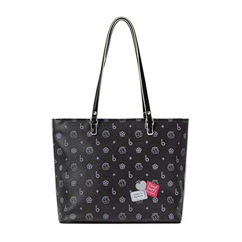 Braccialini Cartoline BS22BR15 sac shopper noir Russie