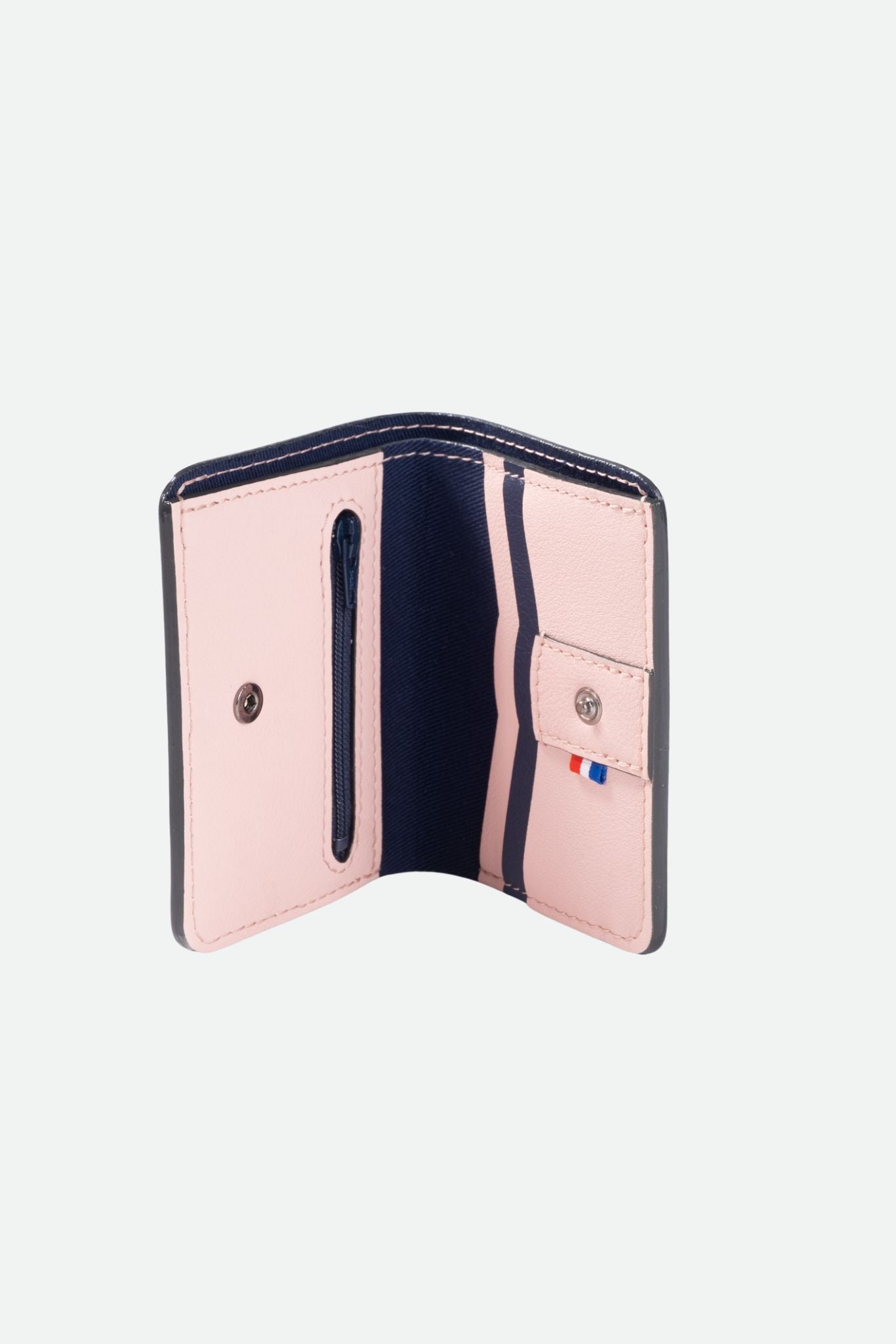 Nodie's Arsène portefeuille cuir femme rose poudre