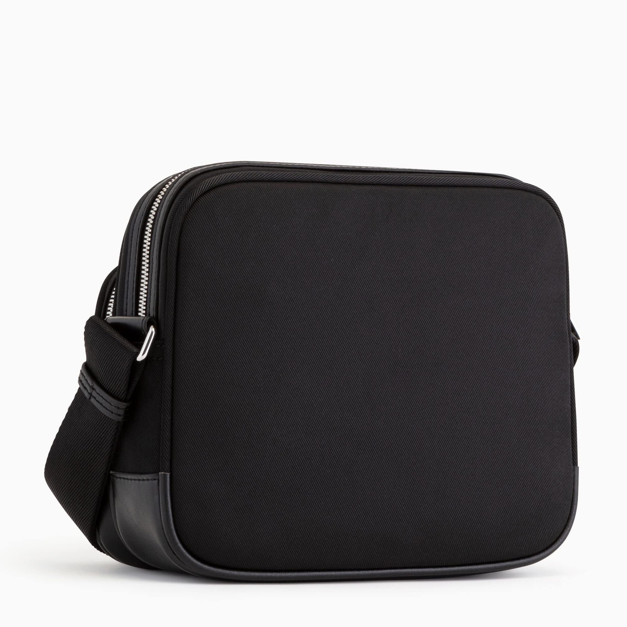 Le Tanneur Gaspard sac bandoulière toile large cuir