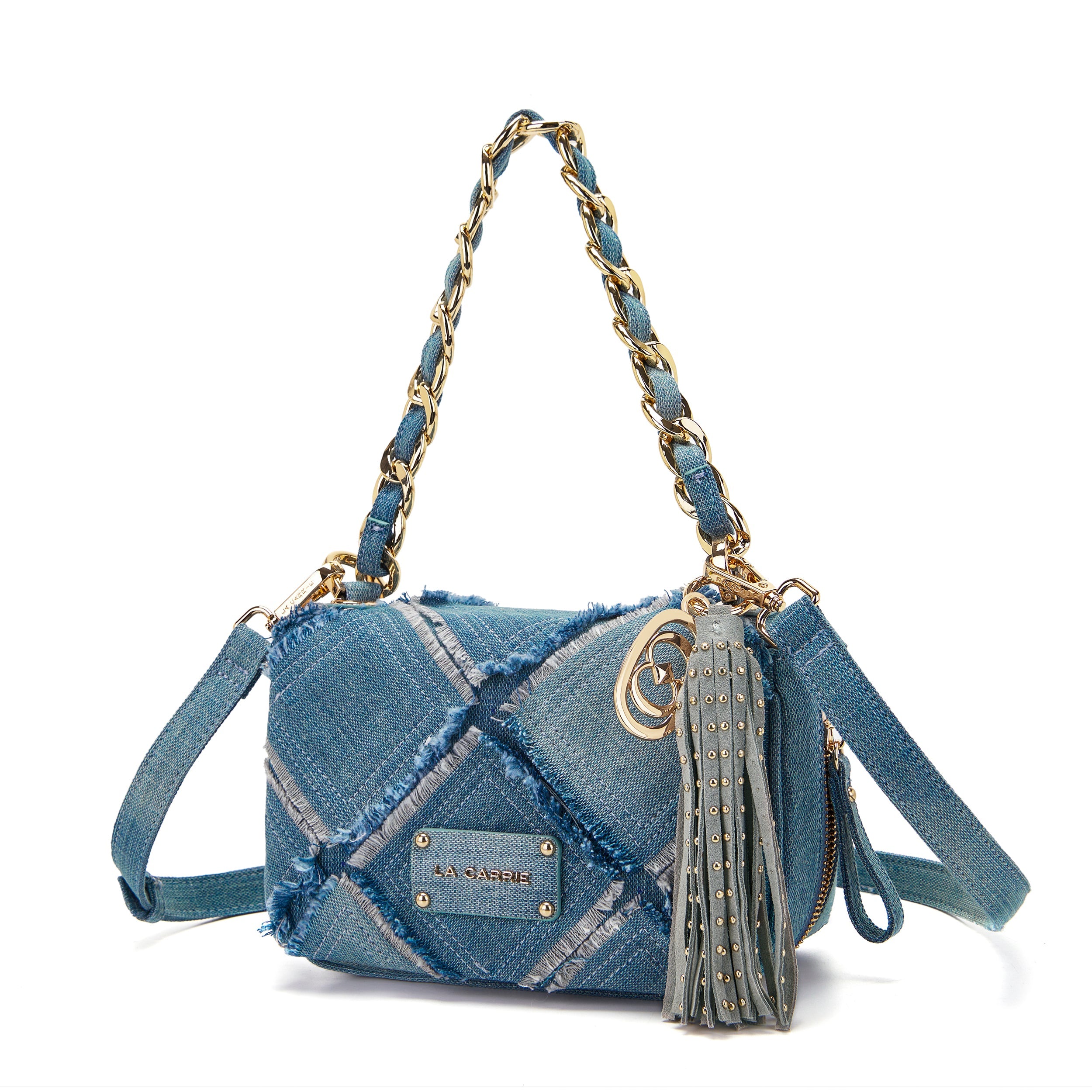 La Carrie Isabel Cross sac bandoulière JEANS chaîne