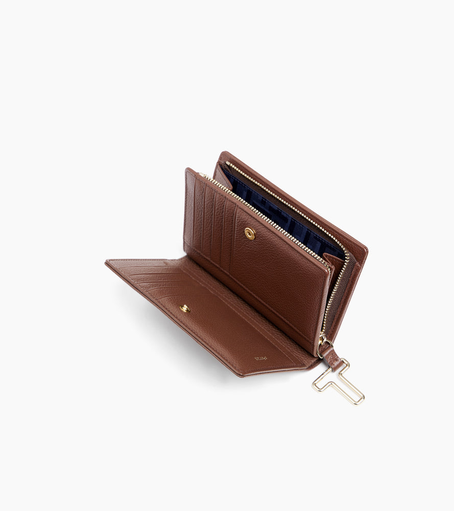 Le Tanneur Juliette Portefeuille Moyen Cuir Grainé