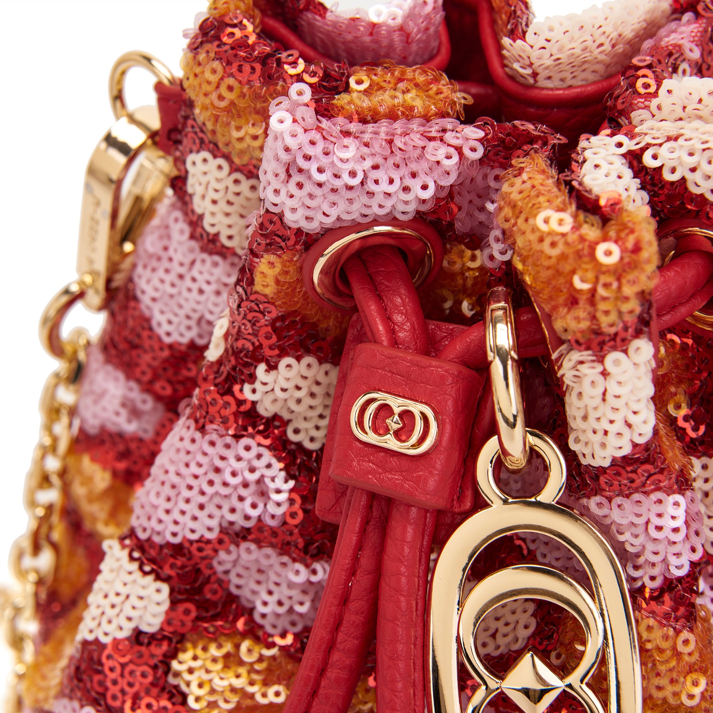 La Carrie Night Edition sac seau rouge paillettes