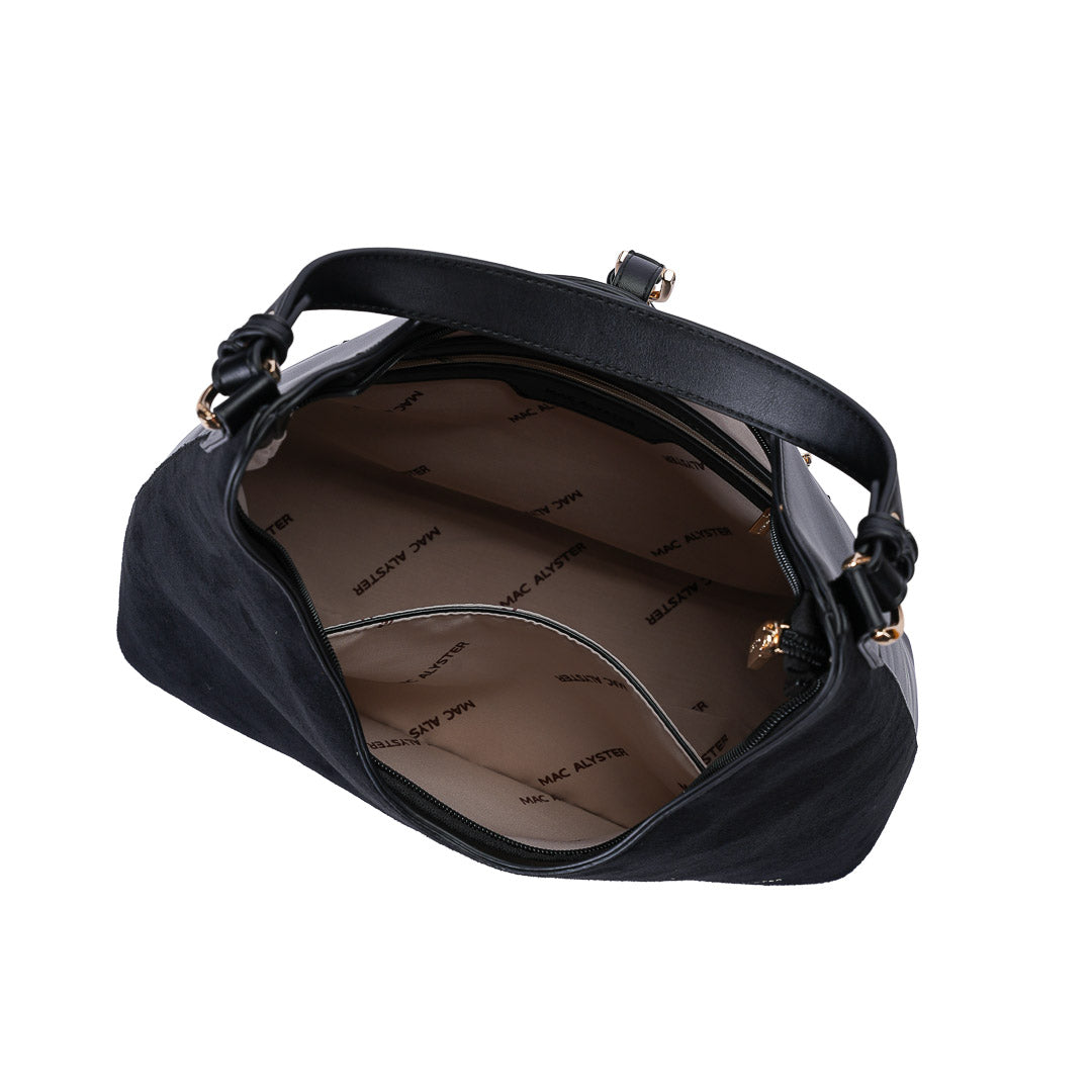 MAC ALYSTER Dunea sac besace cognac suédine femme