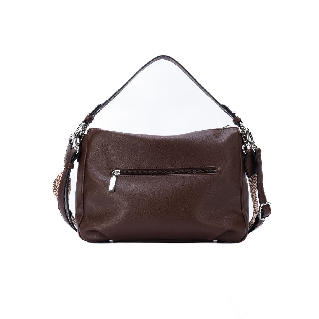 MAC ALYSTER MILAN sac besace synthétique Marron
