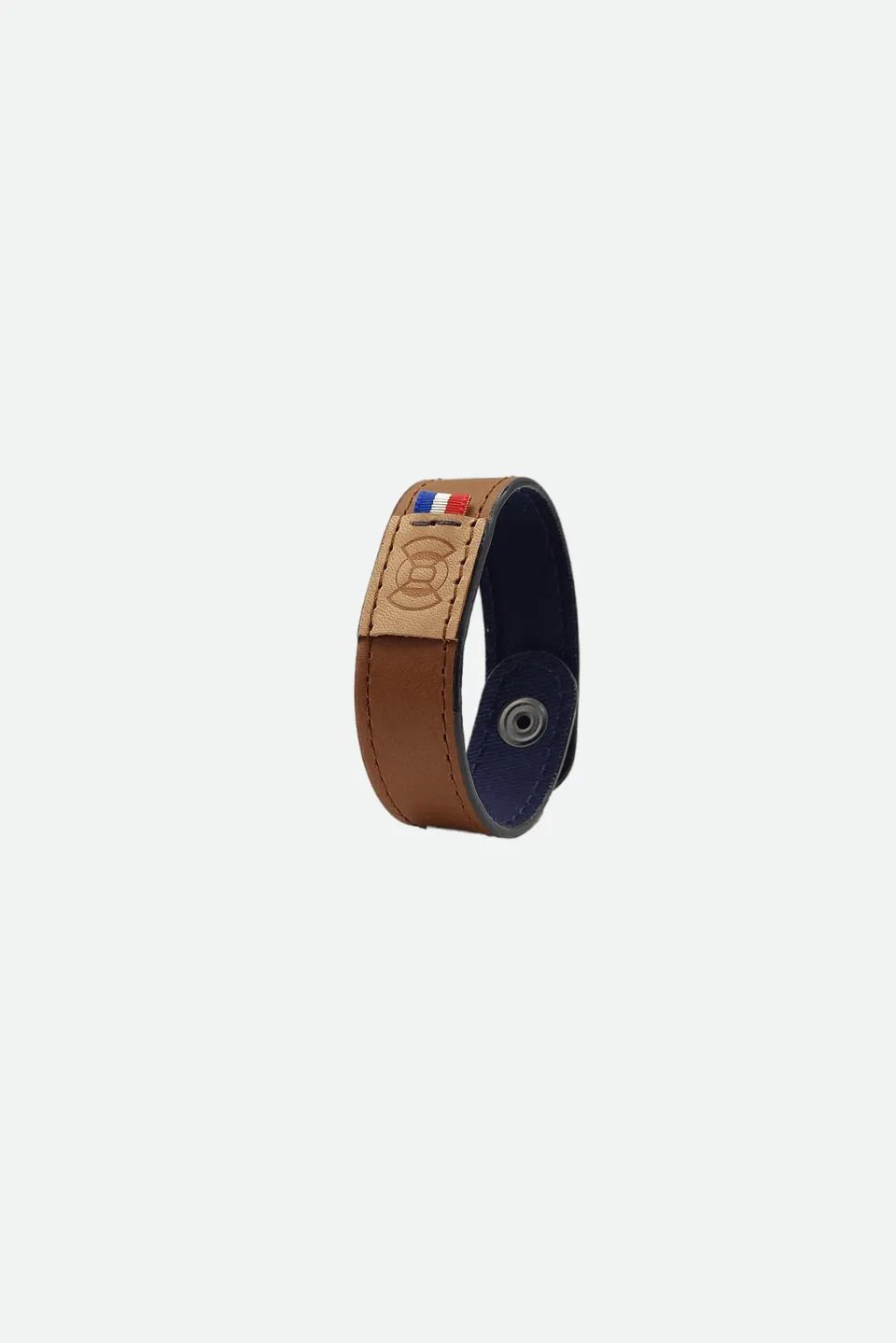 Nodie's Lily Sam bracelet cuir camel grainé 18cm
