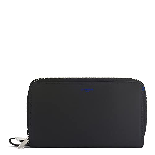 Le Tanneur Compagnon zippé portefeuille cuir lisse homme 21 cm