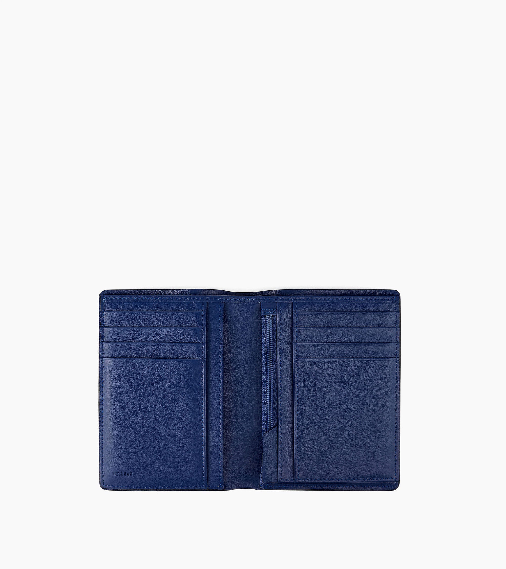 Le Tanneur Augustin portefeuille vertical cuir noir RFID