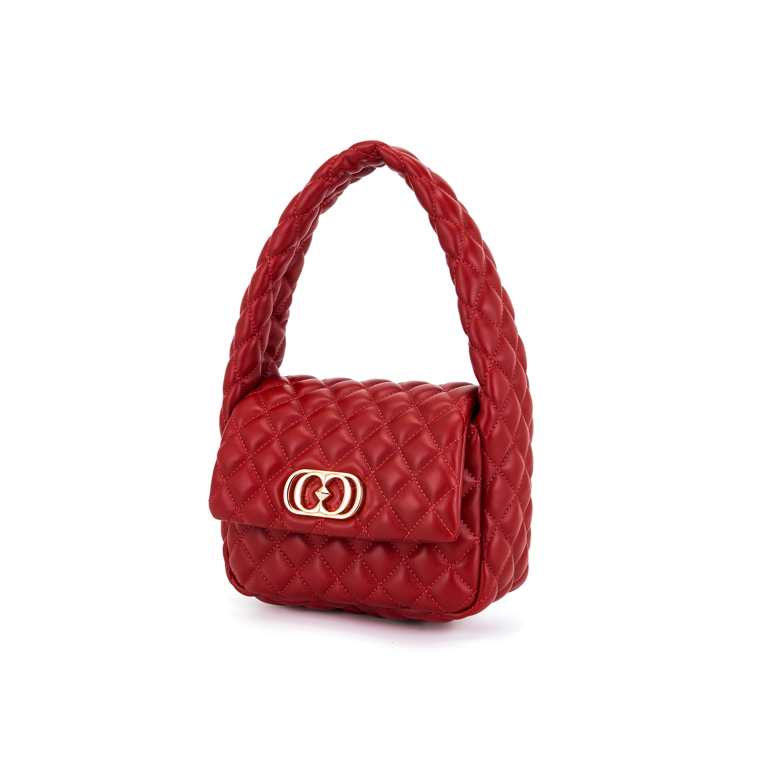 La Carrie Capsule sac bandoulière noir matelassé 19 cm