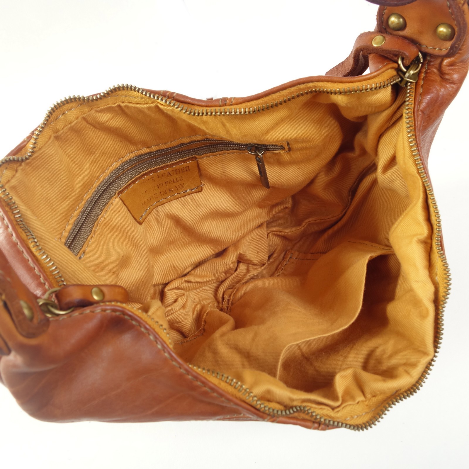 Collection Esprit Cuir Alma sac banane cuir marron femme
