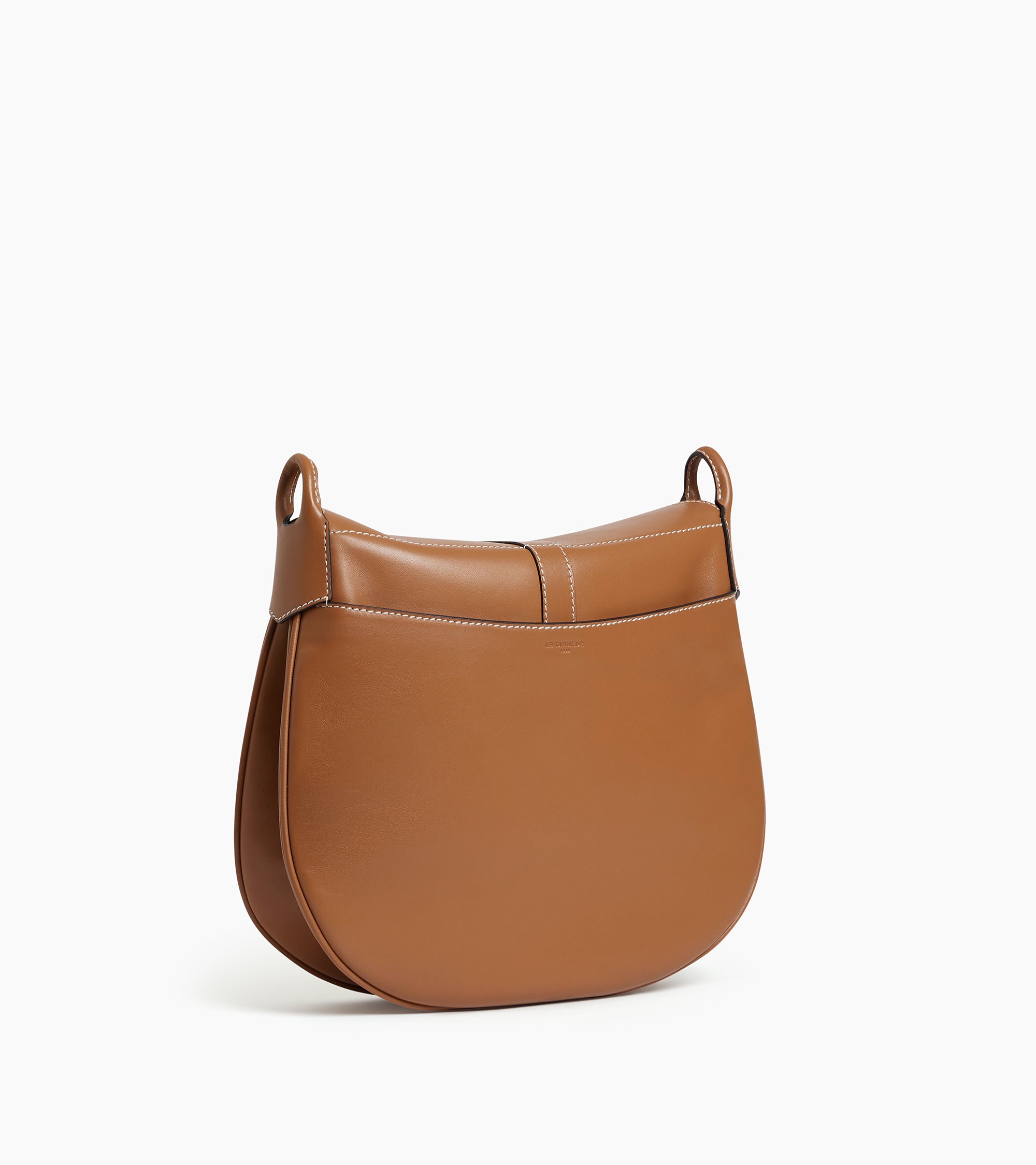Le Tanneur Pia grand sac bandoulière cuir TAN marron