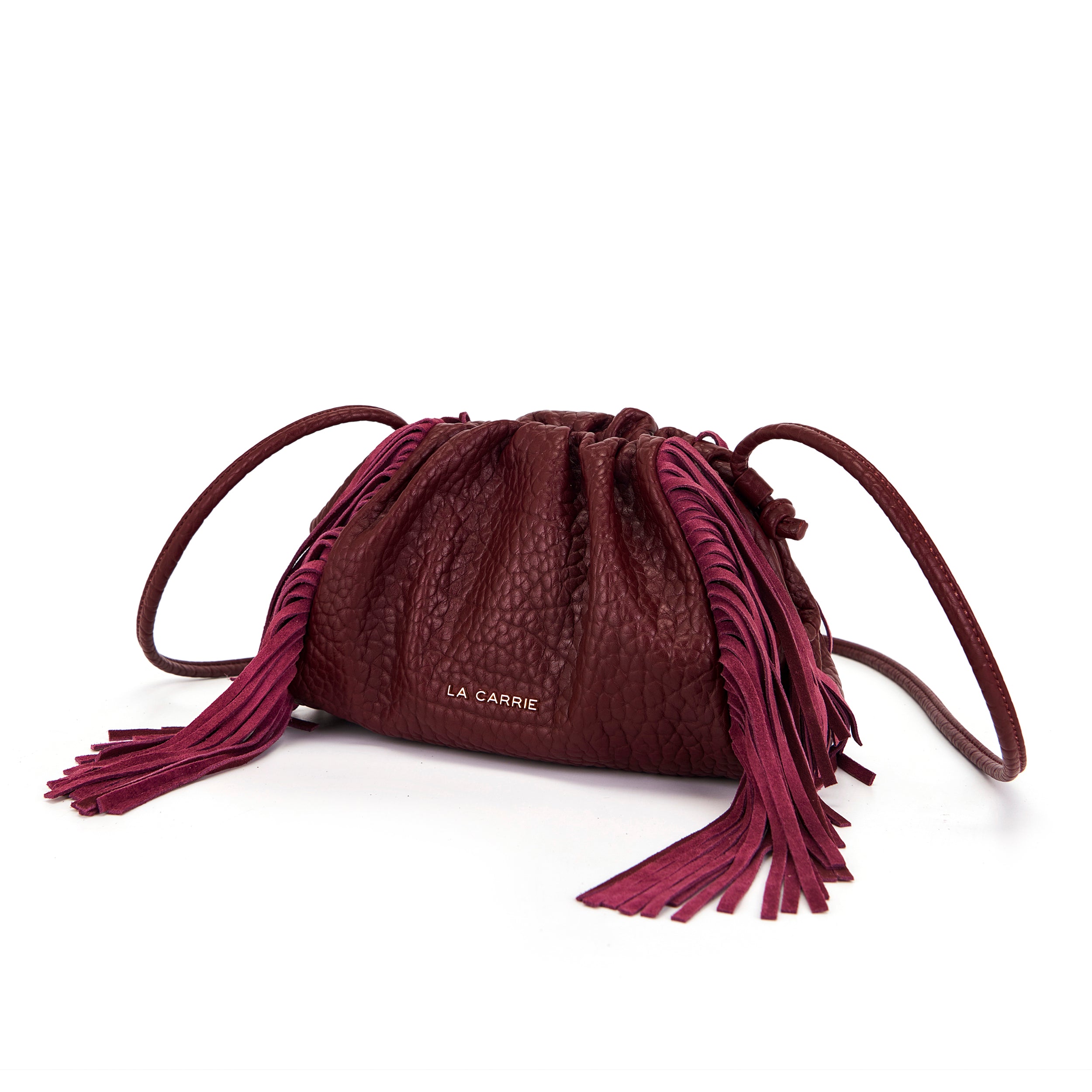 La Carrie Capsule sac à épaule noir PU 23x15 cm