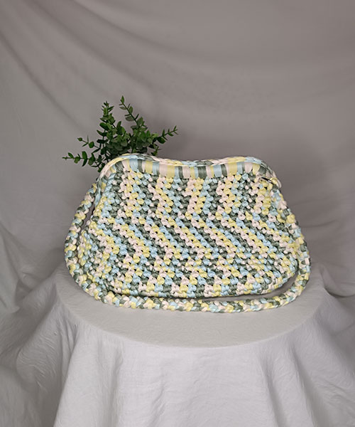 Takiri Mona TK1149 sac à main blanc jaune bleu vert