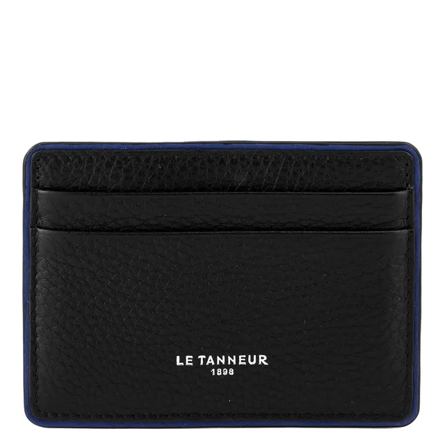 Le Tanneur Augustin porte-cartes cuir grainé anti-RFID