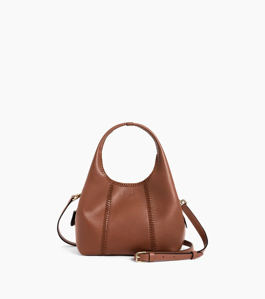 Le Tanneur Juliette petit sac main cuir marron
