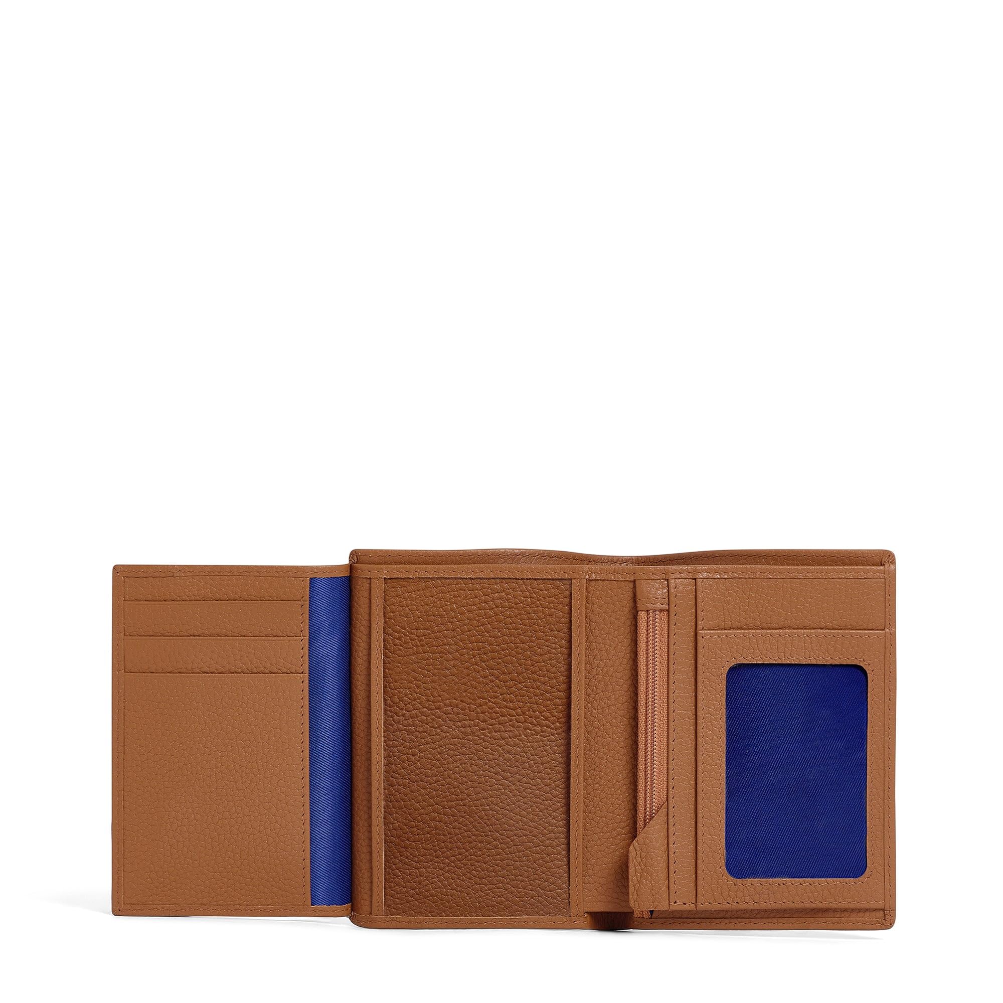 Le Tanneur Charles Portefeuille Zippé Cuir Grainé Noir