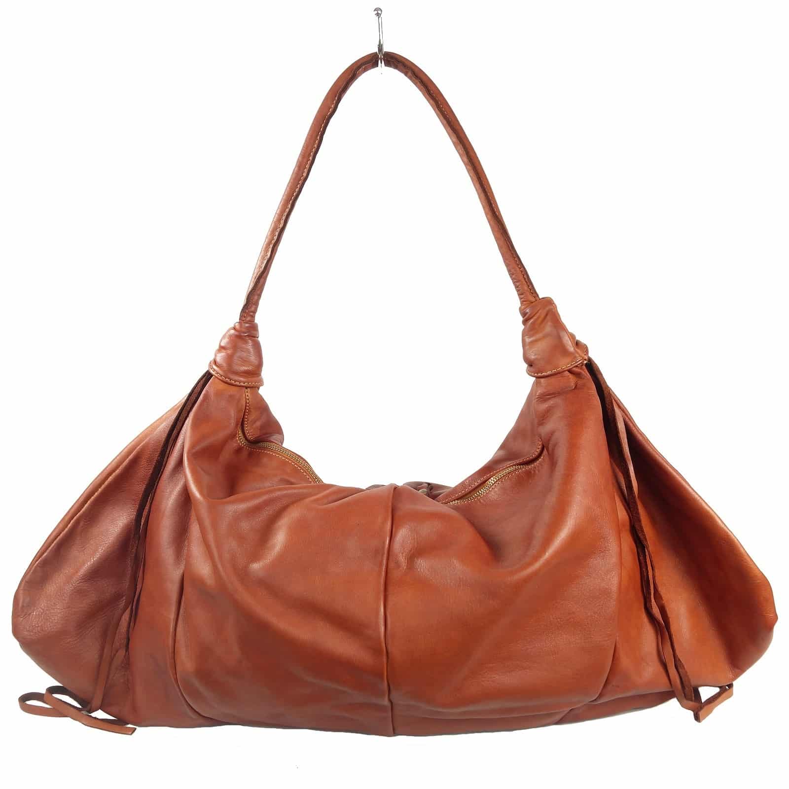 Collection Esprit Cuir Nadia grand sac cuir naturel XL
