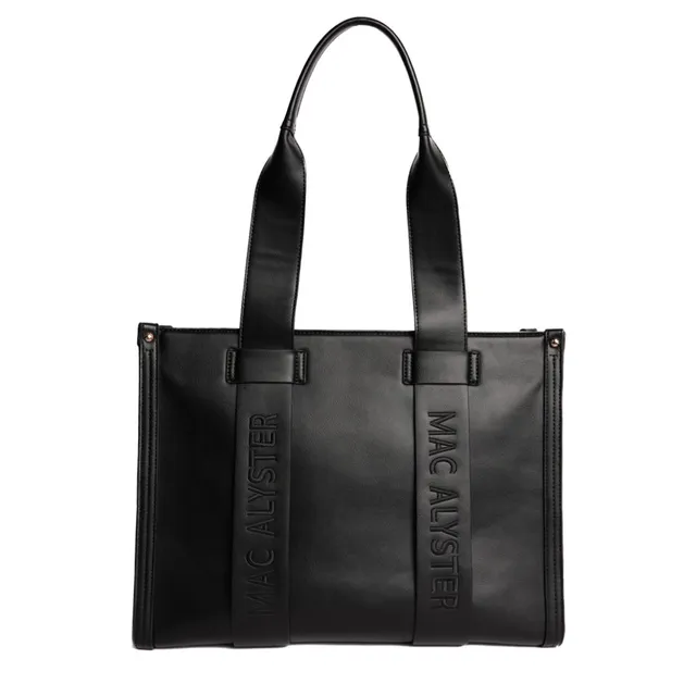 Mac Alyster Basic Clover cabas A4 Noir cuir synthétique