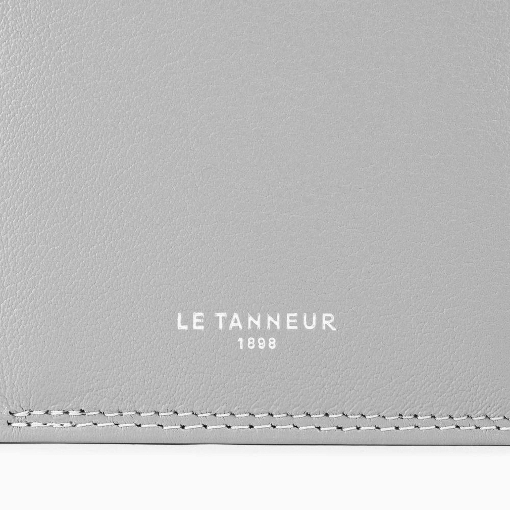 Le Tanneur portefeuille vertical cuir lisse 10x13 cm