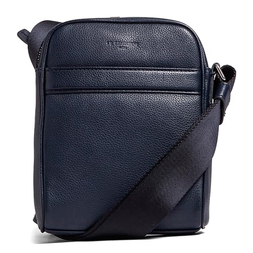 Le Tanneur Charles sac bandoulière cuir grainé noir homme