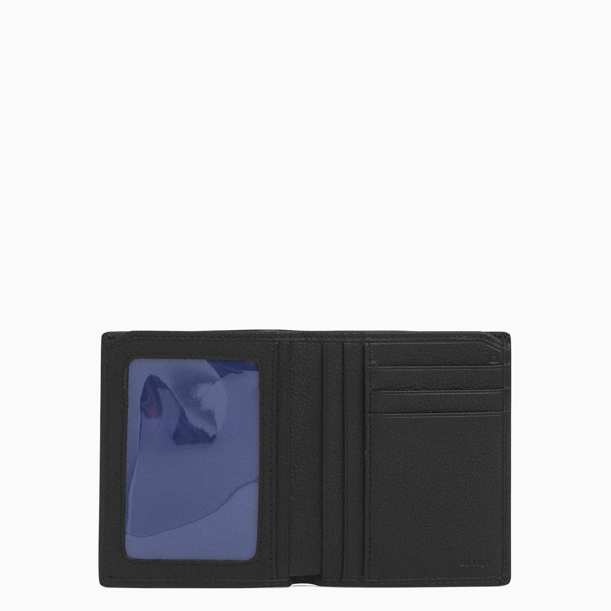 Le Tanneur Charles porte-cartes cuir anti-RFID noir