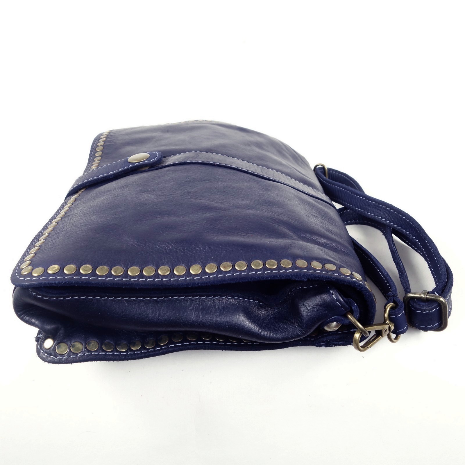 Collection Esprit Cuir Gena pochette cuir bleu jean
