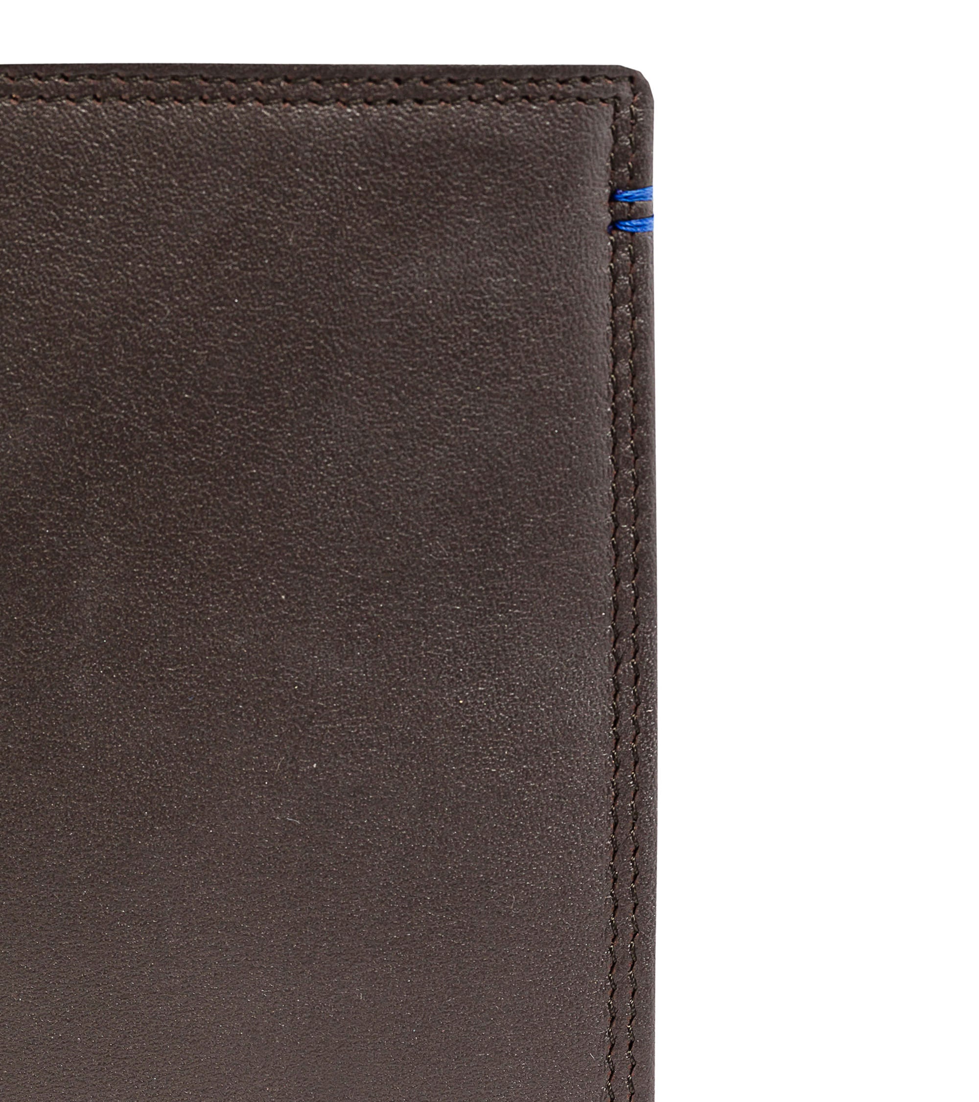 Le Tanneur Martin portefeuille cuir lisse marron Coffee Brown