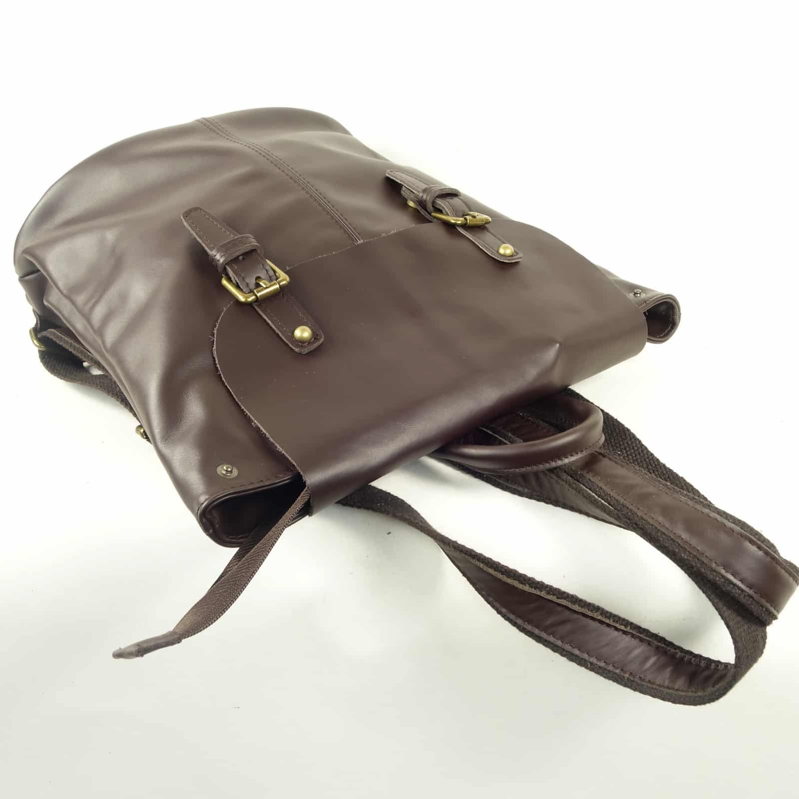 Collection Esprit Cuir Summer sac à dos cuir brun femme
