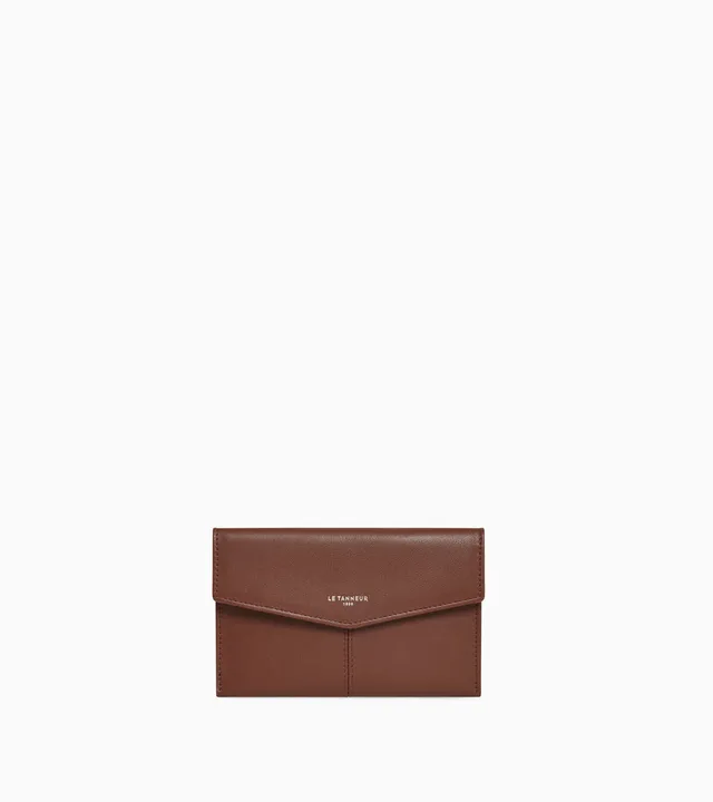 Le Tanneur Charlotte pochette cuir moyen modèle enveloppe