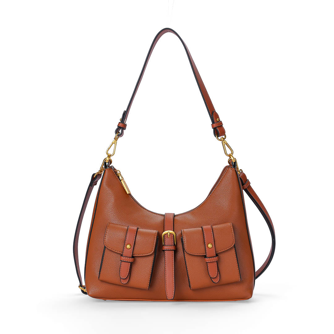 MAC ALYSTER URBANY sac besace Marron Cognac