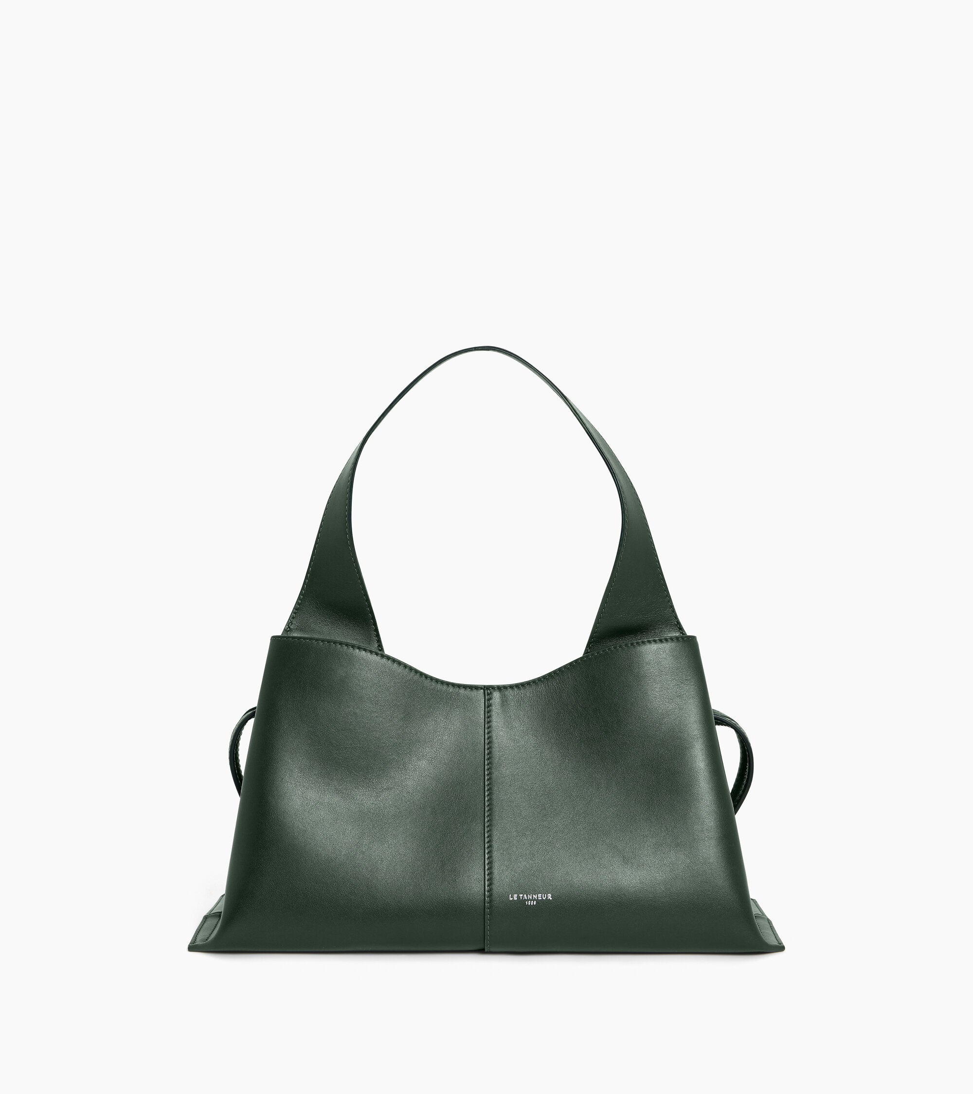 Le Tanneur Félicie petit sac à main cuir lisse vert Malachite