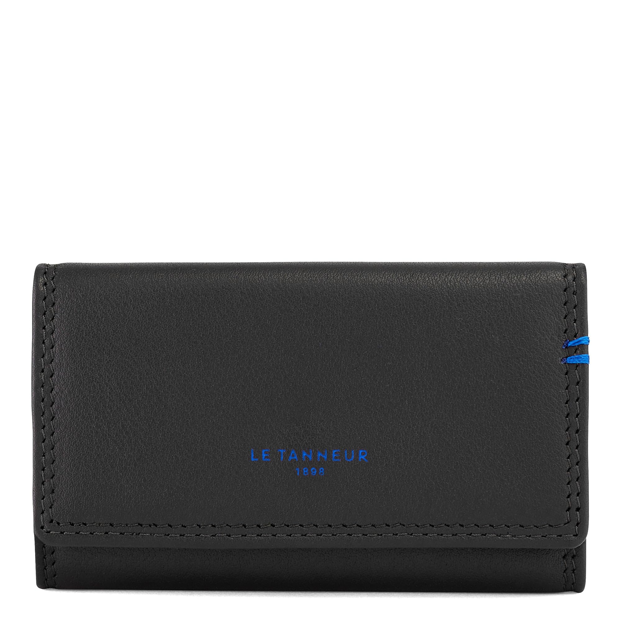 Le Tanneur Leather Goods Martin Étui Clés Cuir Noir 6 cm