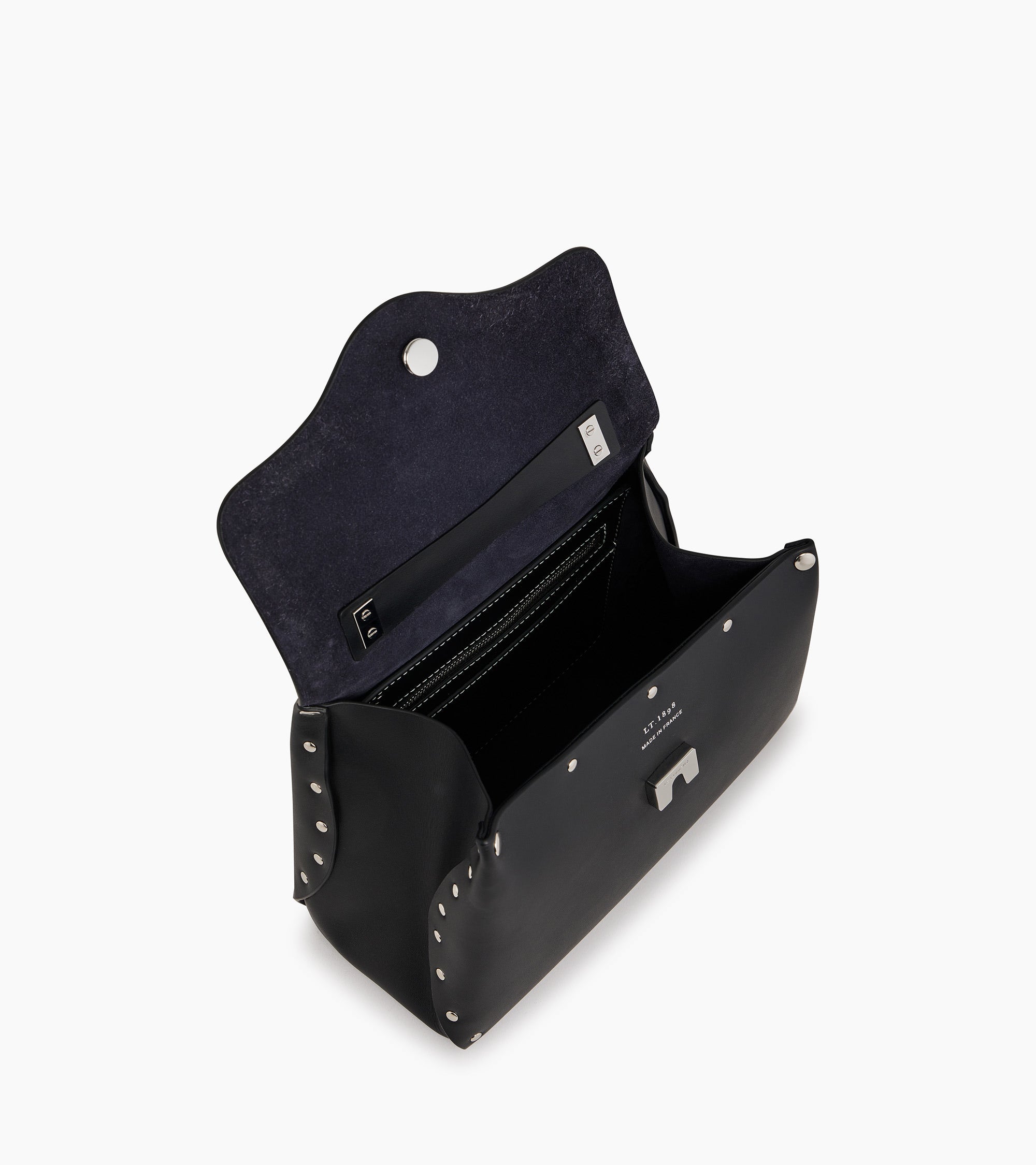 Le Tanneur Sans Couture petit sac à main cuir noir