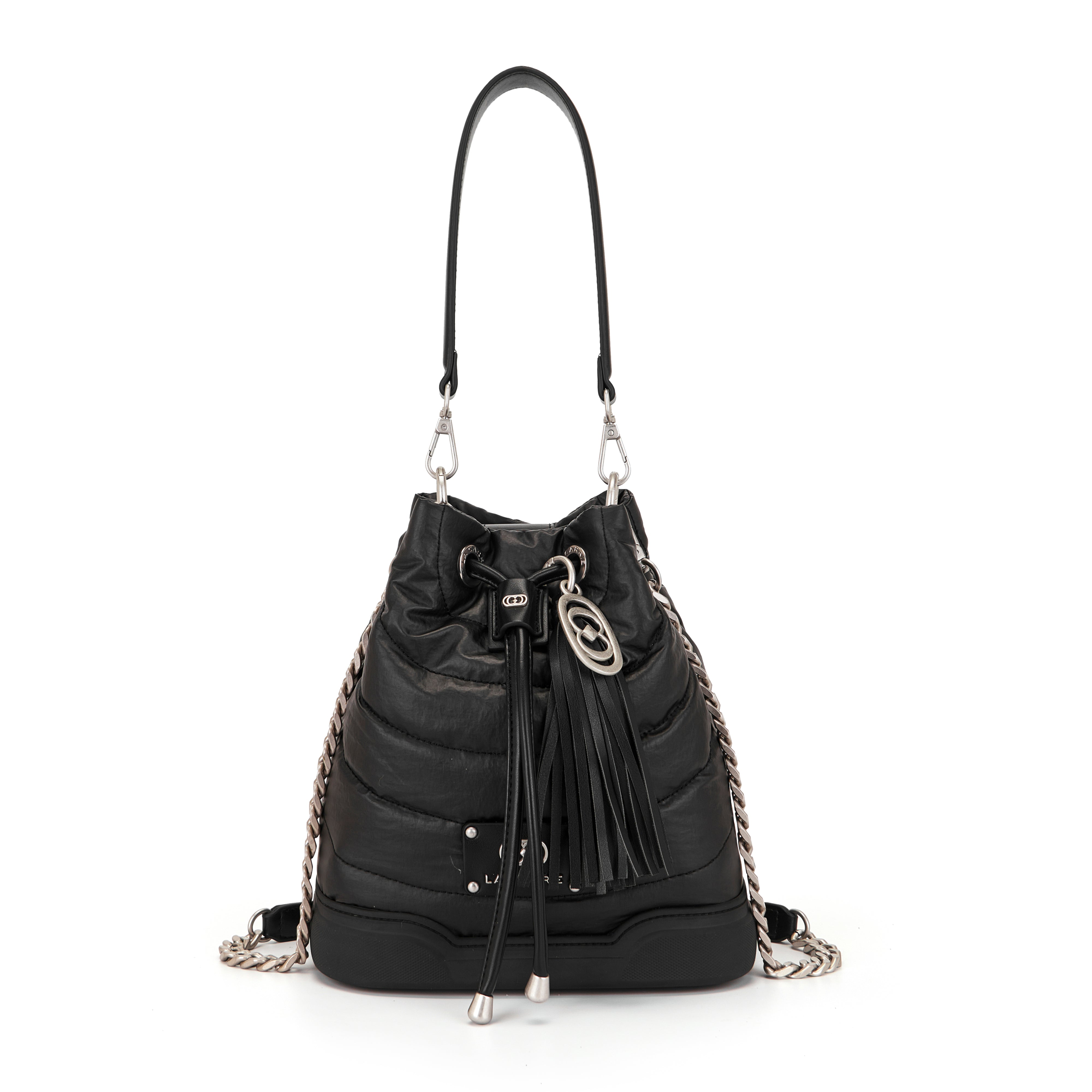 La Carrie Fiber sac seau noir 23 cm nylon