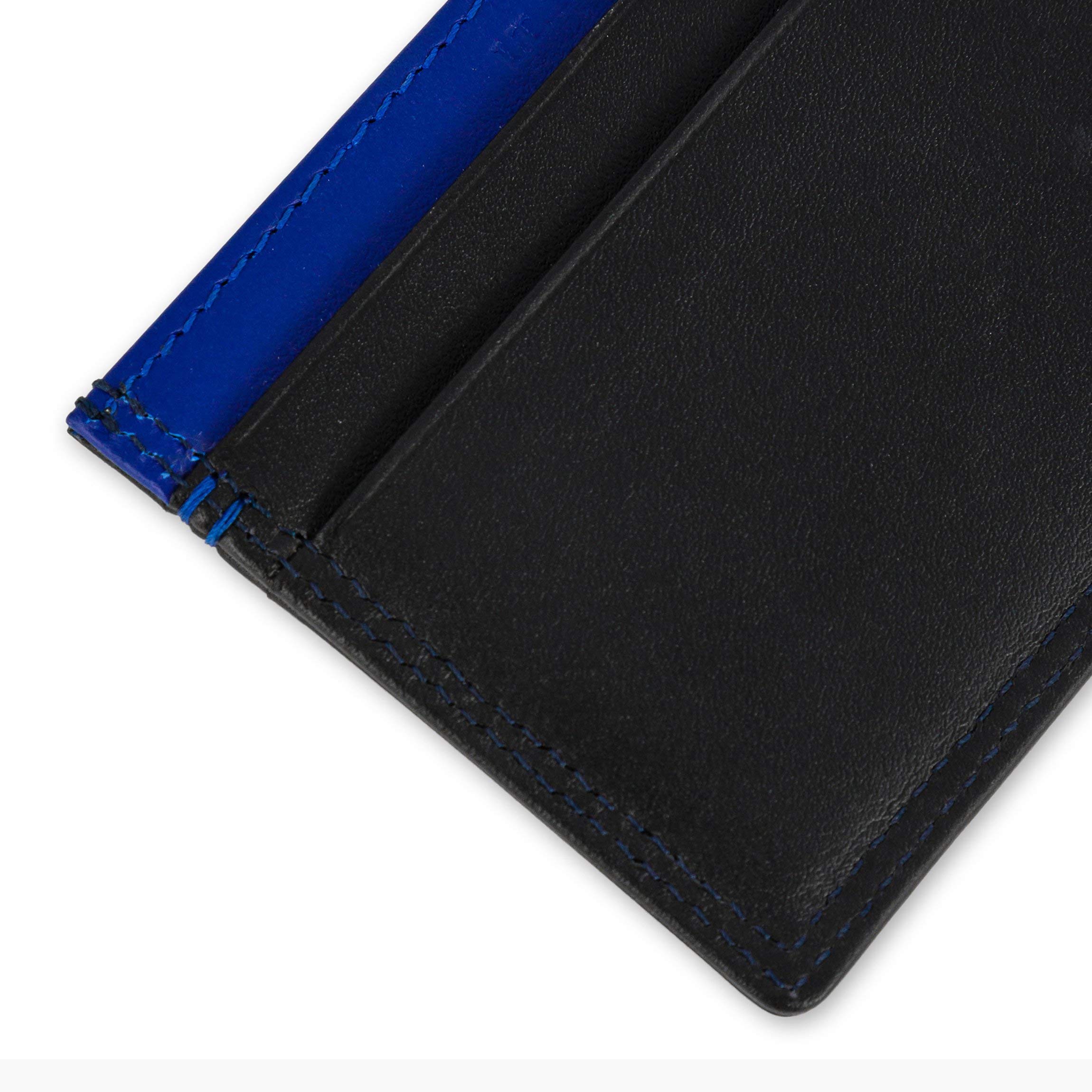 Le Tanneur porte-cartes cuir lisse noir 4 cartes anti-RFID